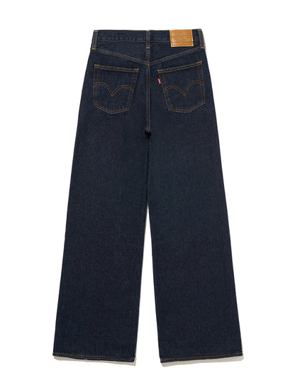 RIBCAGE WIDE LEG ジーンズ ダークインディゴ