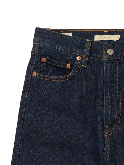 RIBCAGE WIDE LEG ジーンズ ダークインディゴ