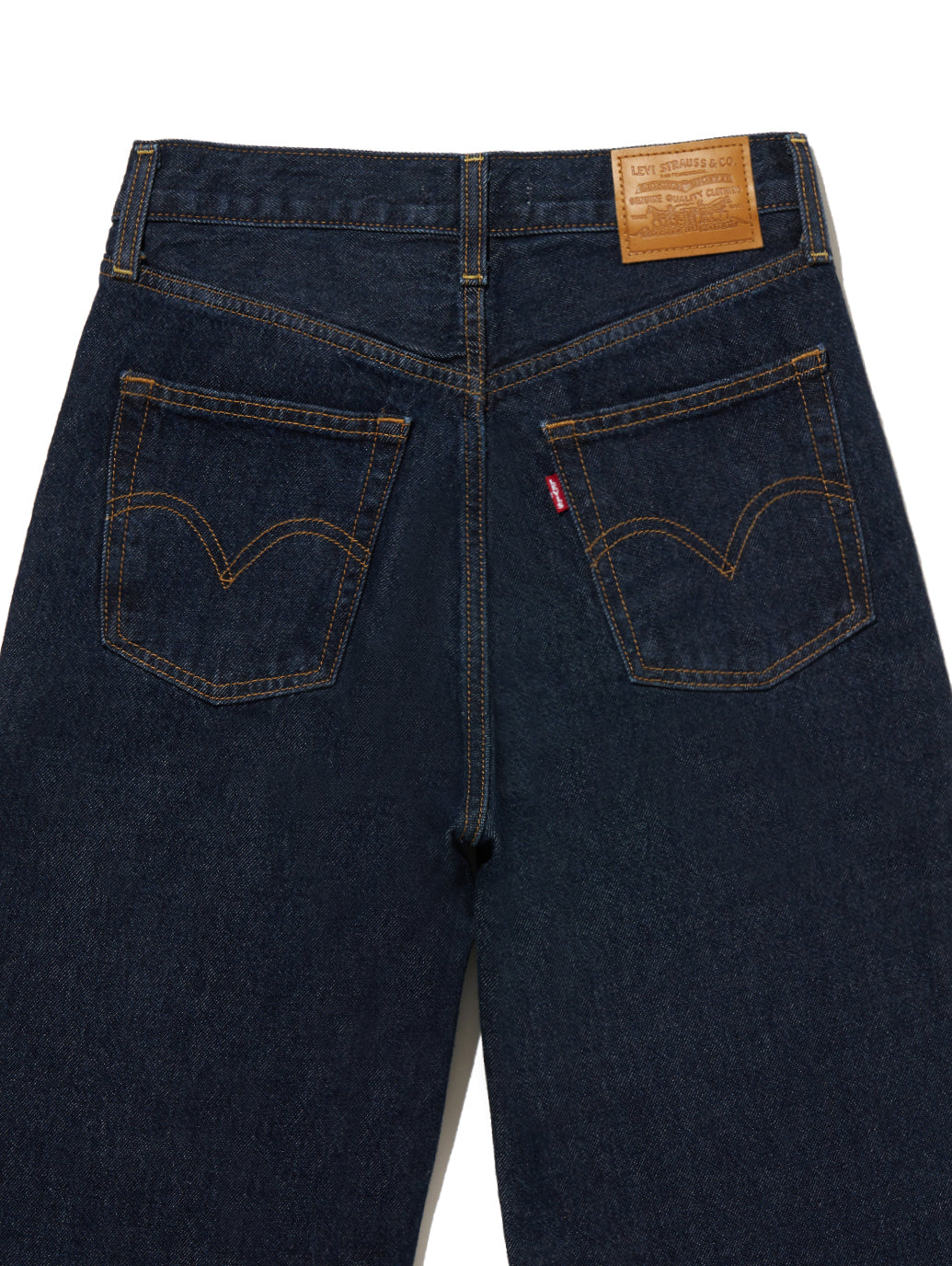 RIBCAGE WIDE LEG ジーンズ ダークインディゴ