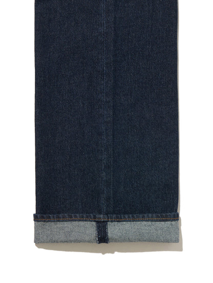 RIBCAGE WIDE LEG ジーンズ ダークインディゴ