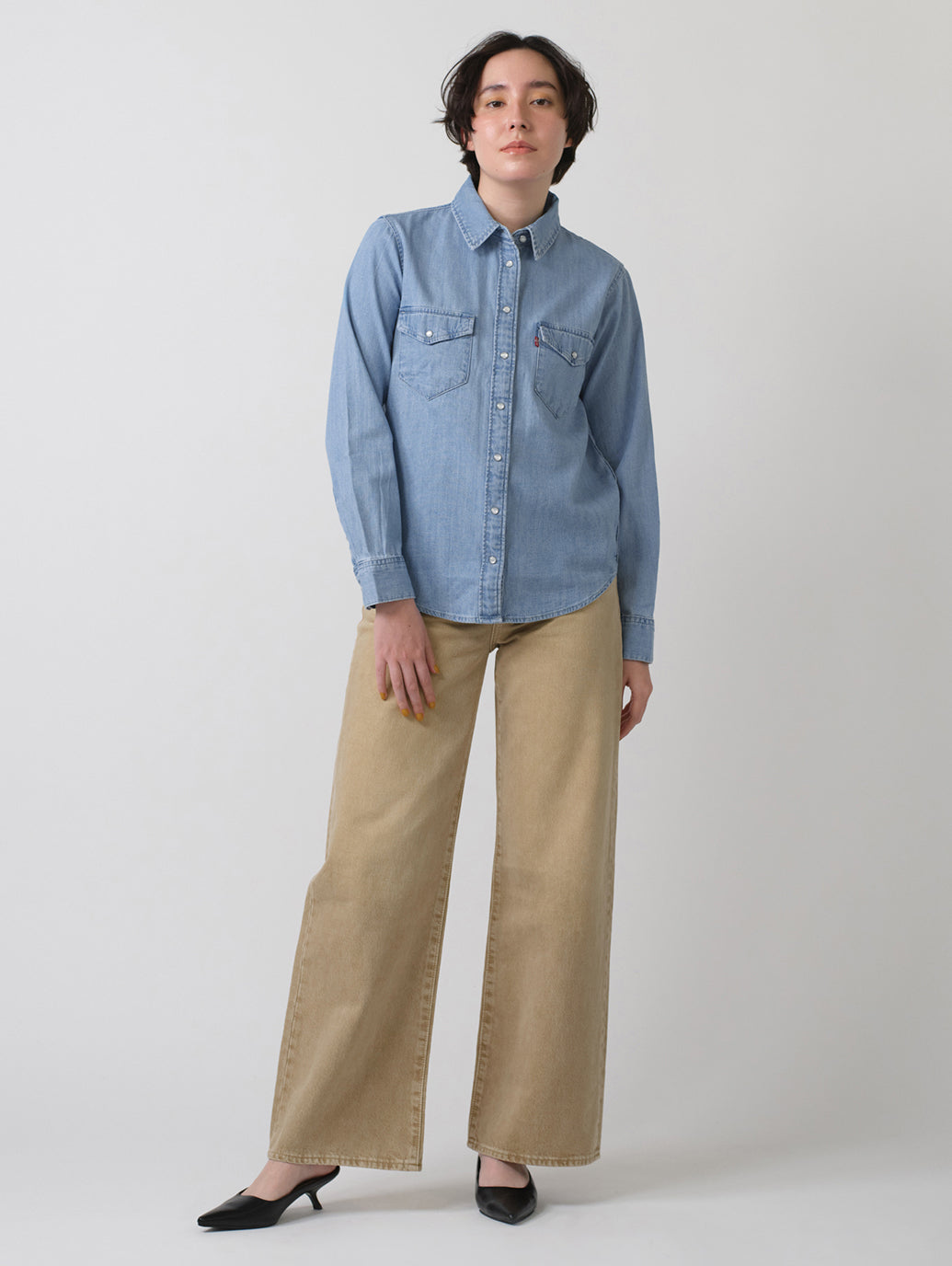 RIBCAGE ジーンズ WIDE LEG