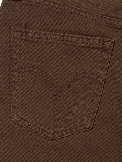 RIBCAGE WIDE LEG ジーンズ ブラウン