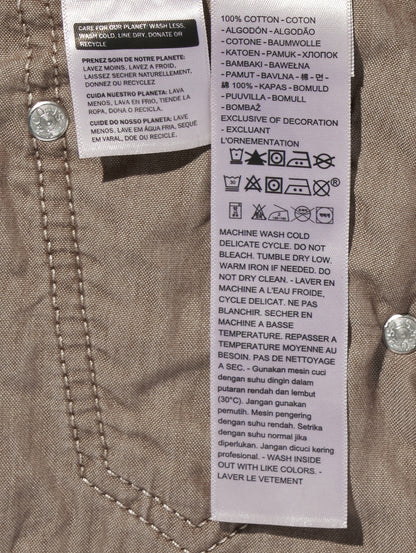 RIBCAGE WIDE LEG ジーンズ ブラウン