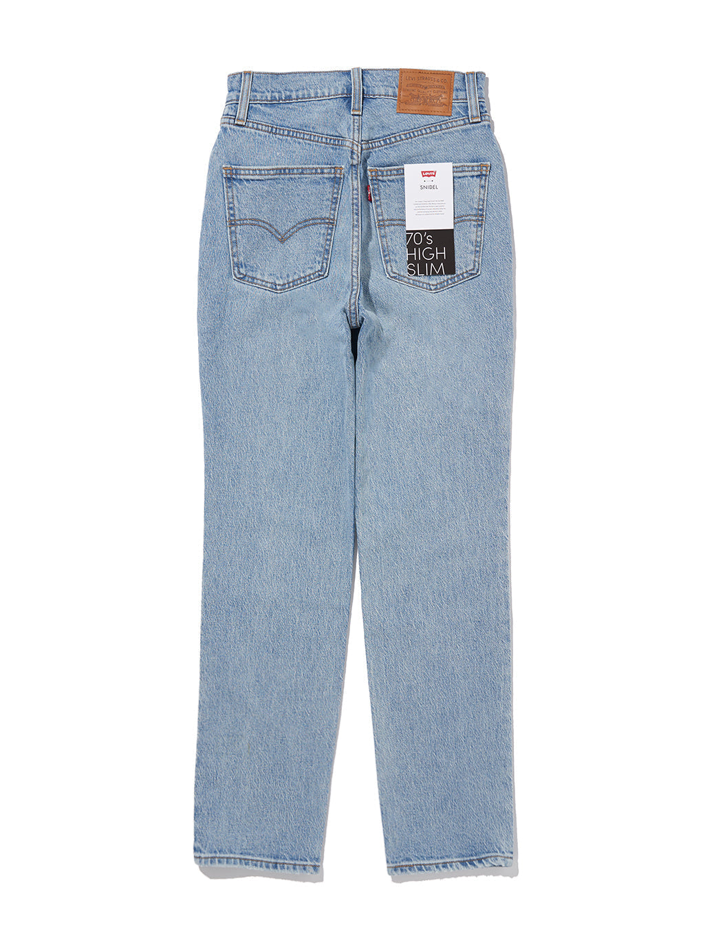 LEVI'S® FOR SNIDEL 70S HIGH スリムストレート ライトインディゴ