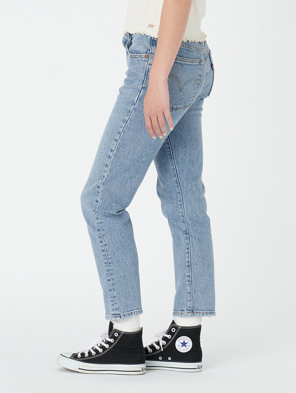 Levi's® for BAYFLOW 501® CROP ライトインディゴ WORN IN