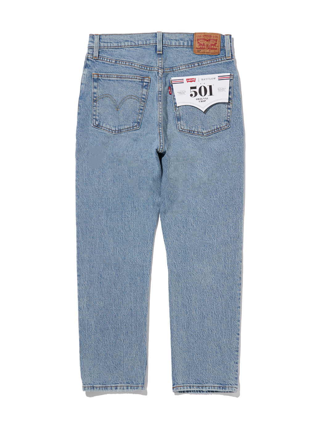 Levi's® for BAYFLOW 501® CROP ライトインディゴ WORN IN