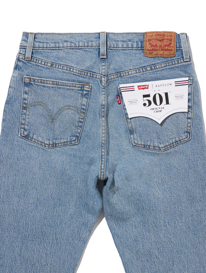 Levi's® for BAYFLOW 501® CROP ライトインディゴ WORN IN