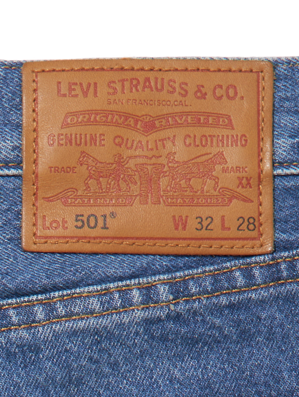 LEVI'S® FOR JOURNAL STANDARD 501®ジーンズ ダークインディゴ WORN IN
