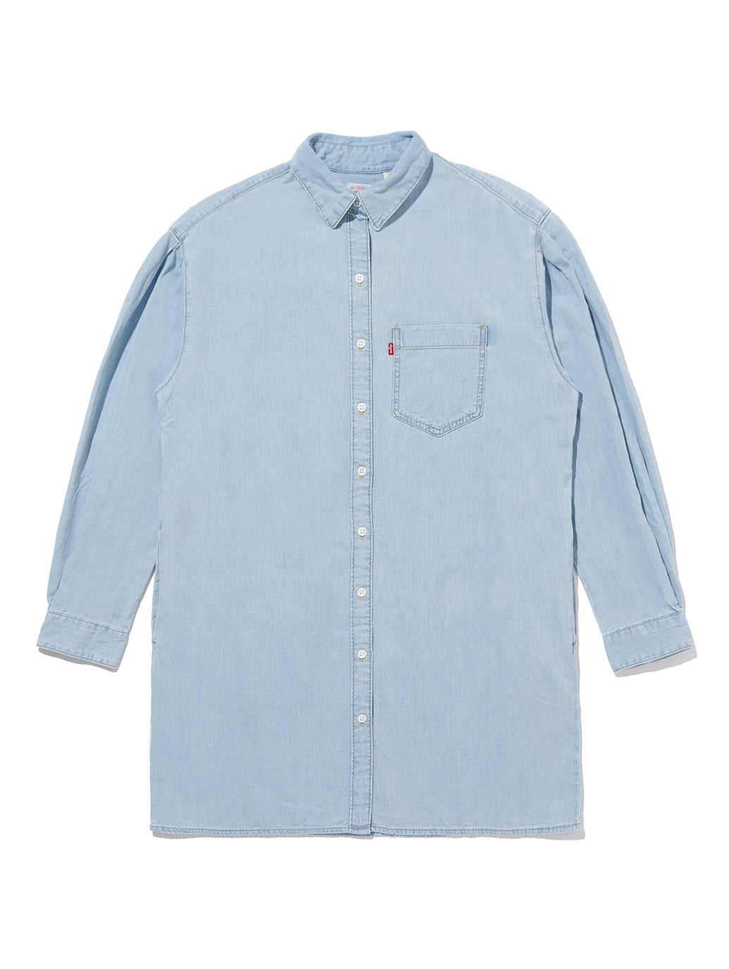 RHEA シャツワンピース ミディアムインディゴ GOOD GRADES