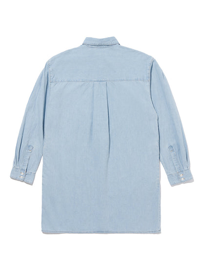 RHEA シャツワンピース ミディアムインディゴ GOOD GRADES