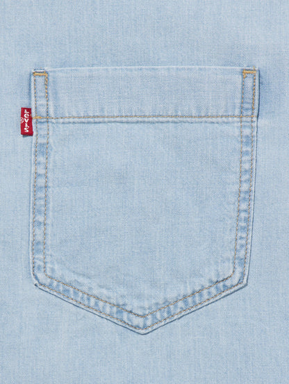 RHEA シャツワンピース ミディアムインディゴ GOOD GRADES