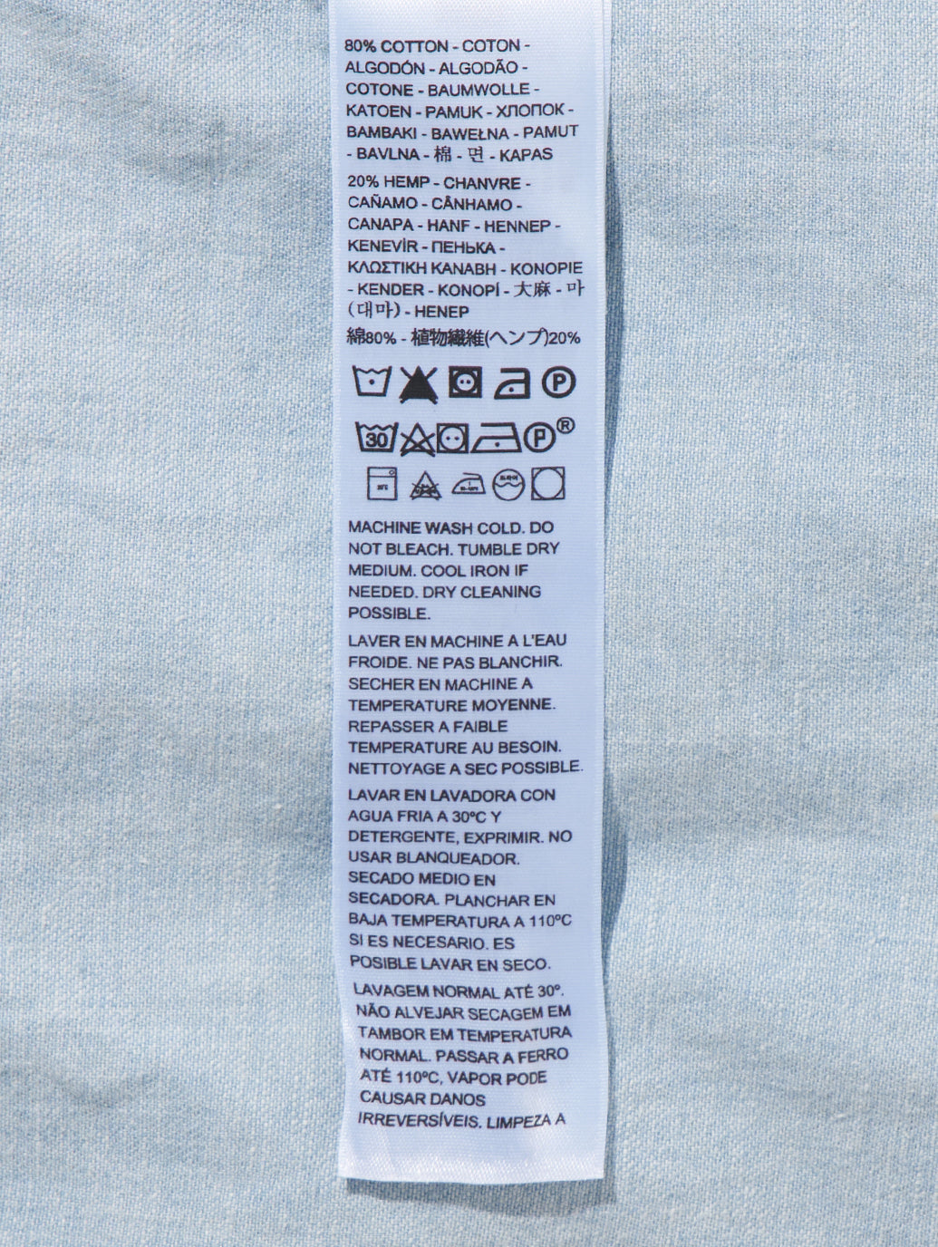 RHEA シャツワンピース ミディアムインディゴ GOOD GRADES