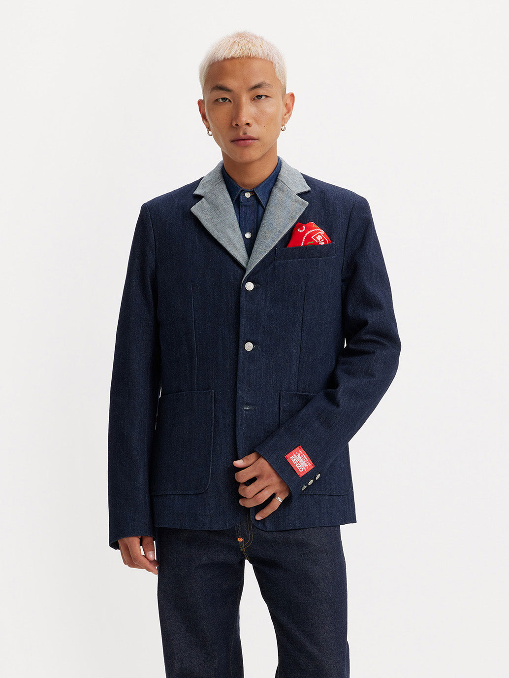 KENZO x LEVI'S® ブレザージャケット ダークインディゴ DENIM