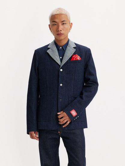 KENZO x LEVI'S® ブレザージャケット ダークインディゴ DENIM