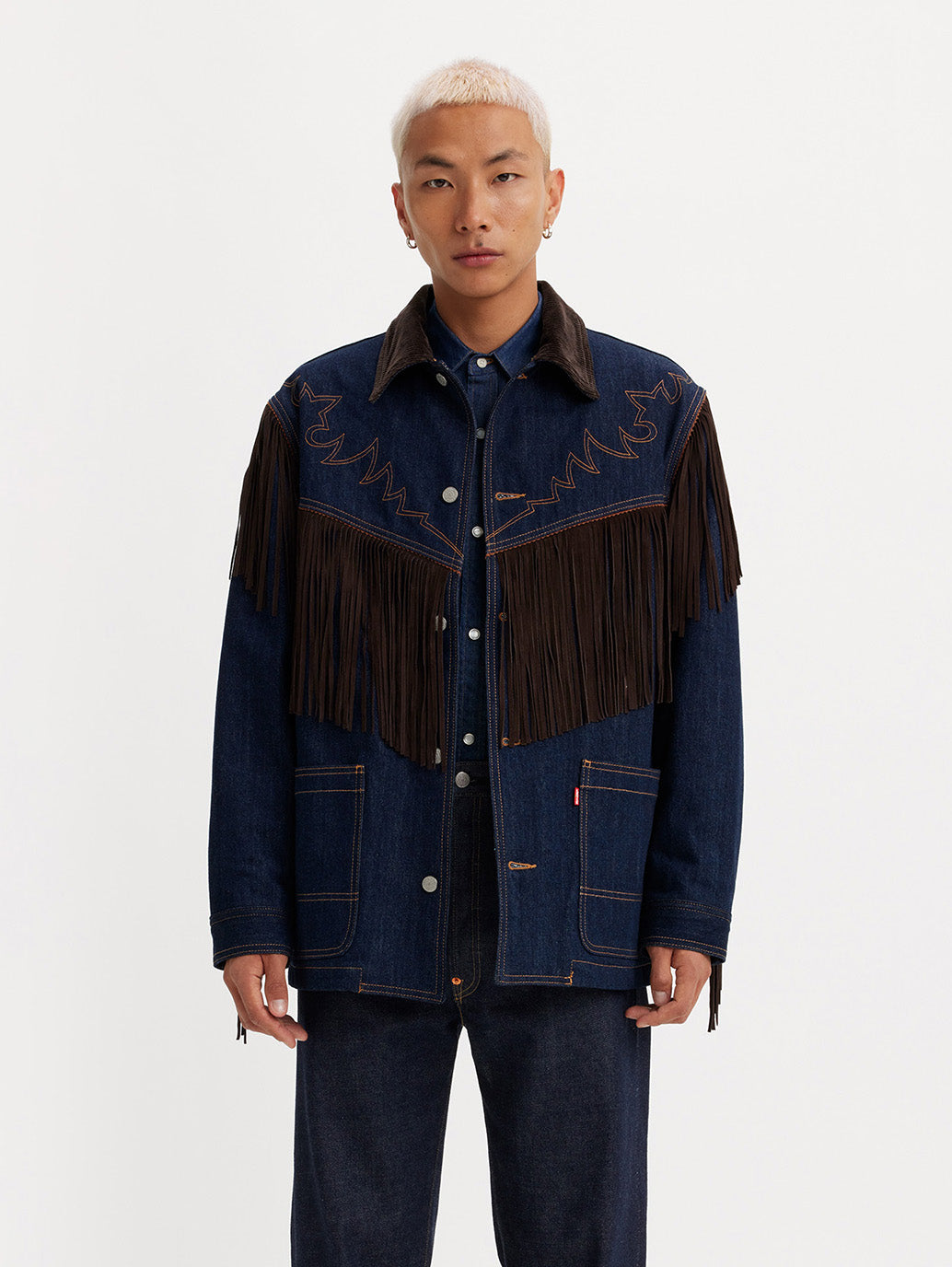 KENZO x LEVI'S® フリンジジャケット ダークインディゴ