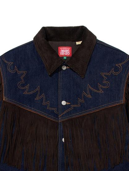 KENZO x LEVI'S® フリンジジャケット ダークインディゴ