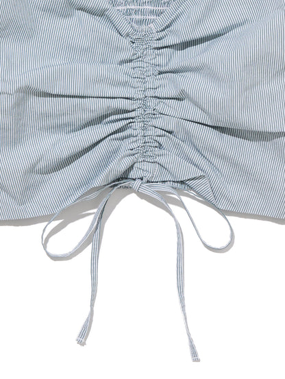 DIANA ブラウス ブルー SERAPHINA