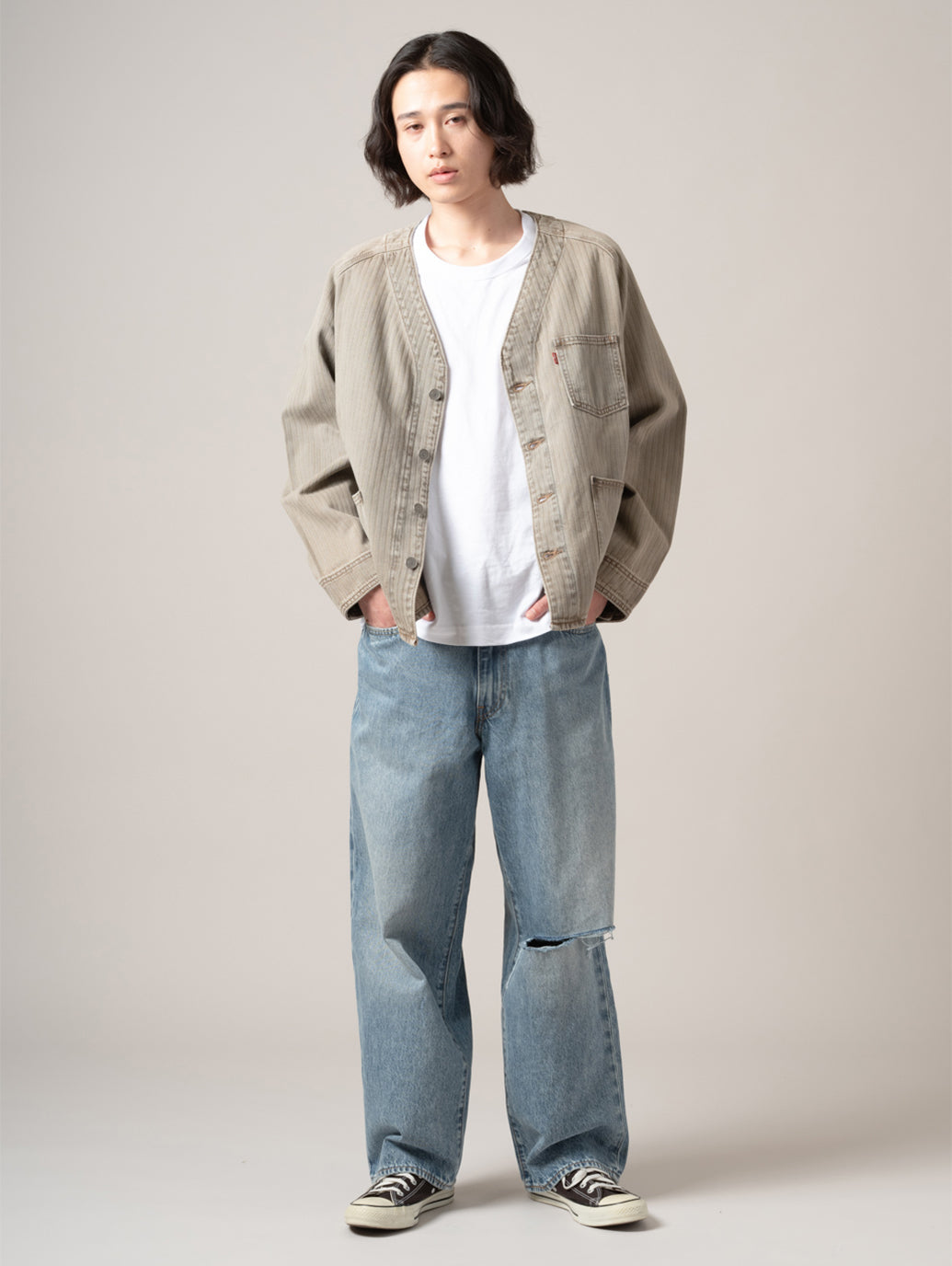 ユニオンエンジニアカーディガン