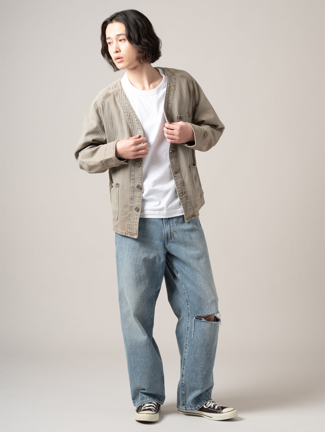 ユニオンエンジニアカーディガン