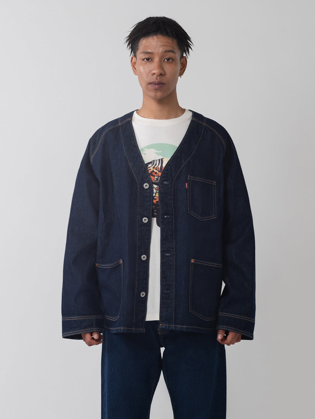 ユニオン エンジニア カーディガン ダークインディゴ