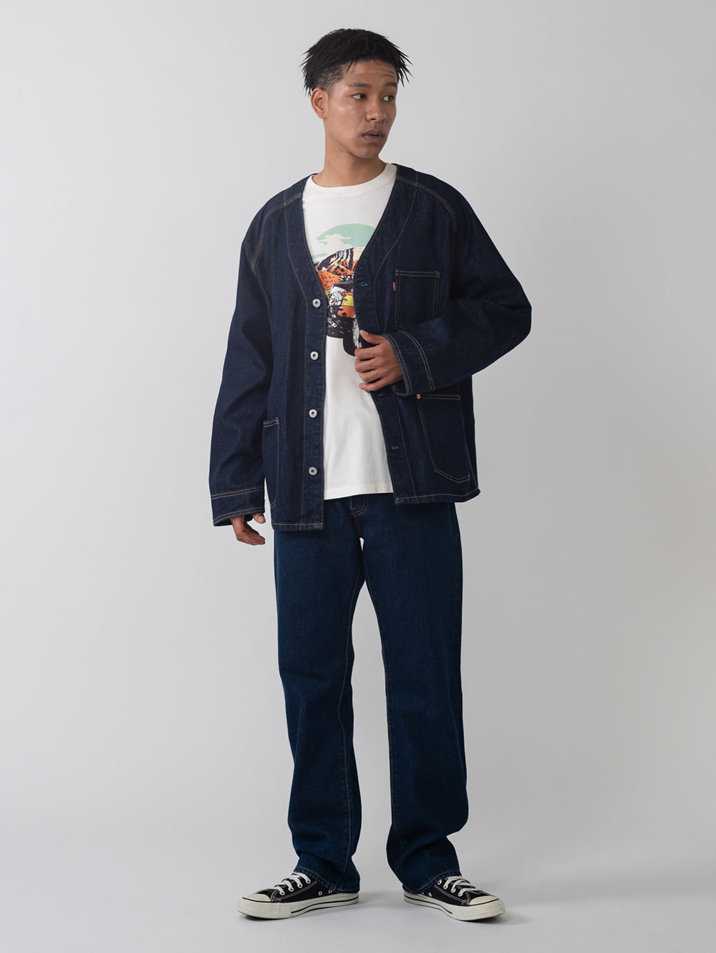 ユニオン エンジニア カーディガン ダークインディゴ