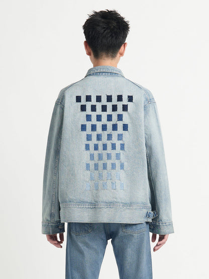 ユーティリティトラッカージャケット ミディアムインディゴ CREST MADE IN JAPAN