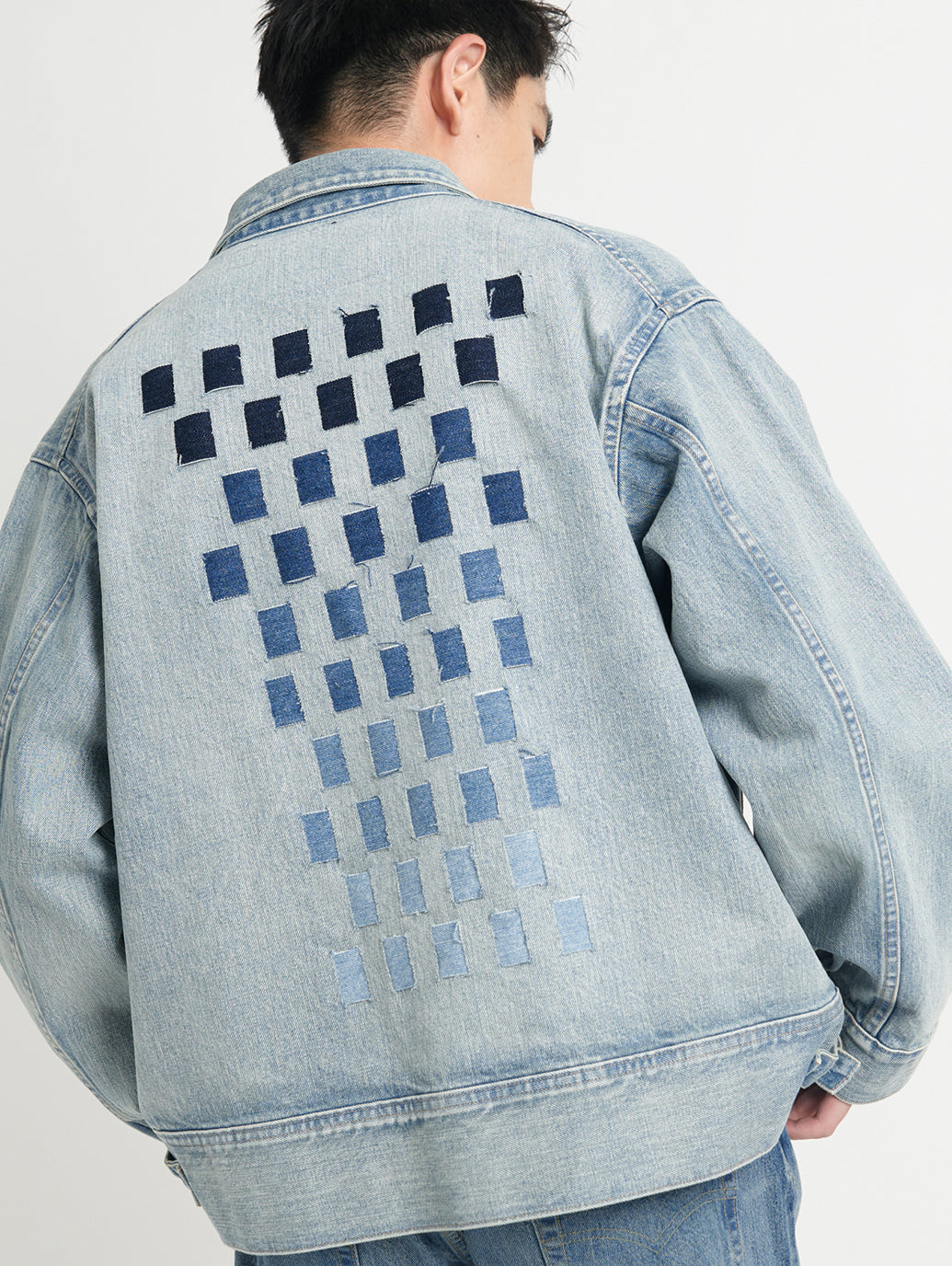 ユーティリティトラッカージャケット ミディアムインディゴ CREST MADE IN JAPAN