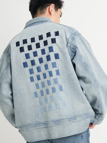 ユーティリティトラッカージャケット ミディアムインディゴ CREST MADE IN JAPAN