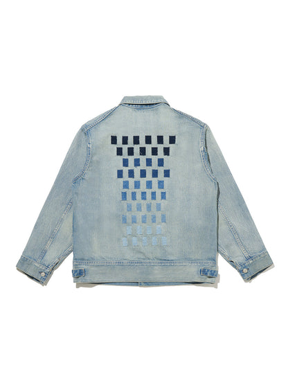 ユーティリティトラッカージャケット ミディアムインディゴ CREST MADE IN JAPAN