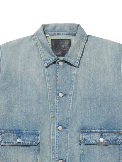 ユーティリティトラッカージャケット ミディアムインディゴ CREST MADE IN JAPAN