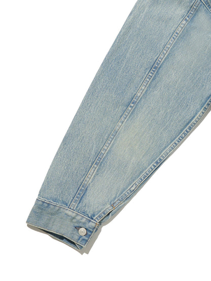 ユーティリティトラッカージャケット ミディアムインディゴ CREST MADE IN JAPAN