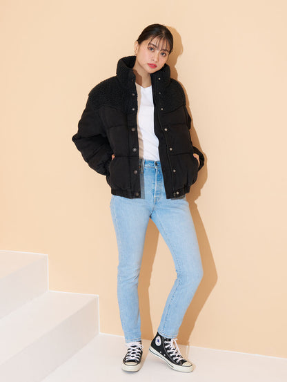 ウエスタンダウンジャケット ブラック JUNO