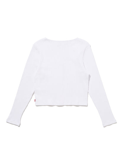 ロングスリーブシャツ ホワイト MONICA