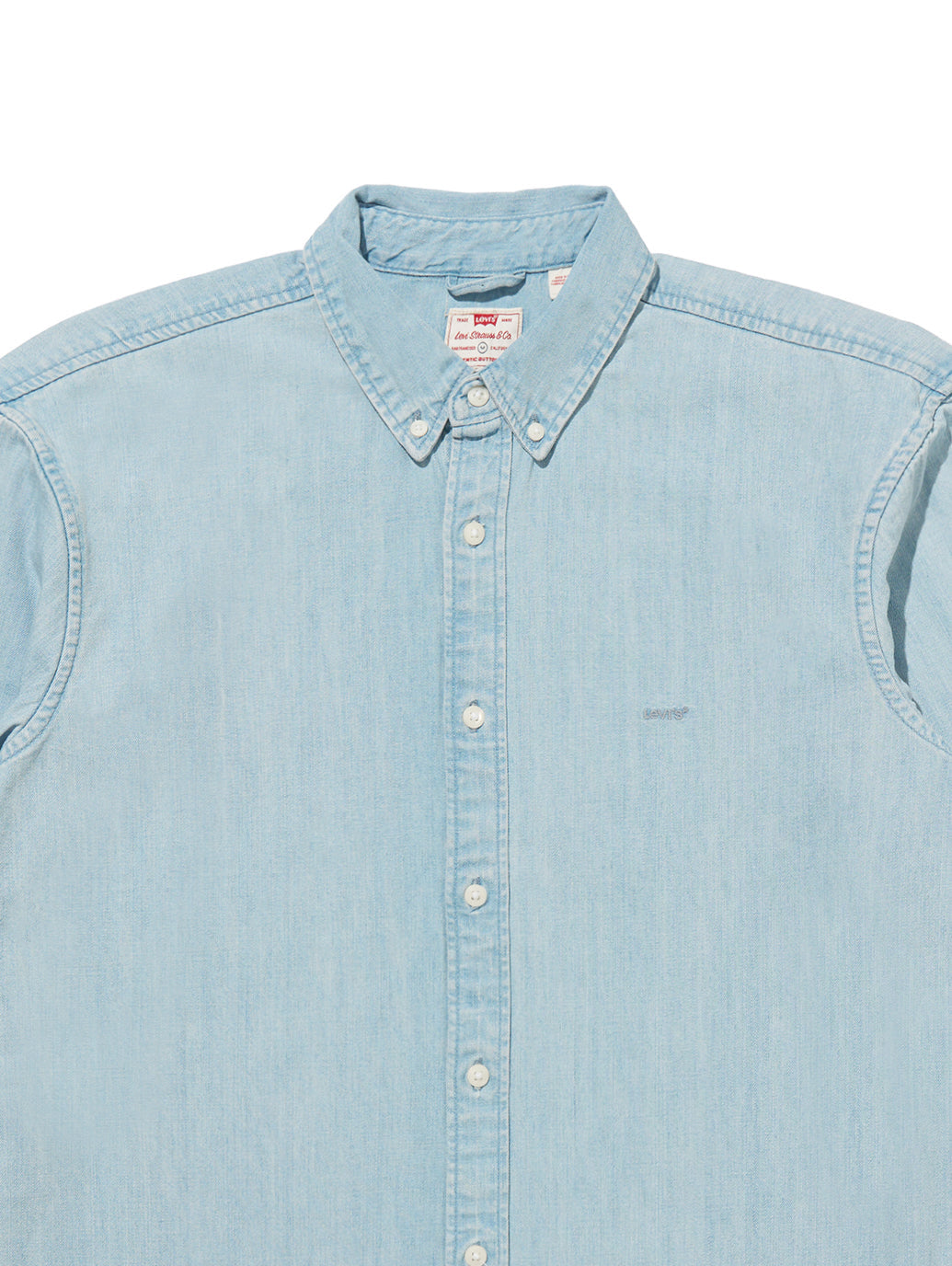 AUTHENTIC ボタンダウンシャツ ライトインディゴ ANDRE LIGHT
