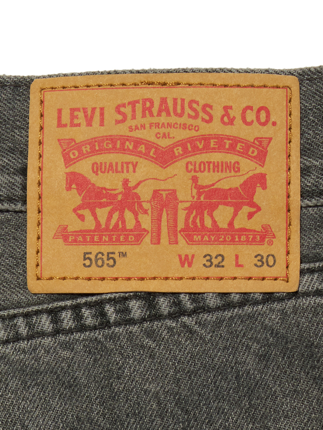 565™'97 ルーズストレート ジーンズ グレー