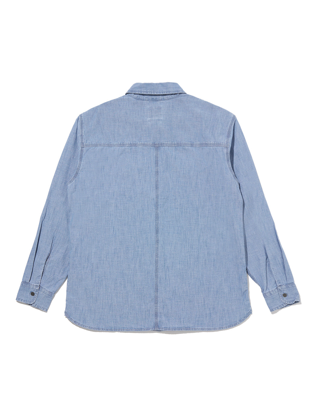 ワーカーシャツ ブルー LINDE CHAMBRAY