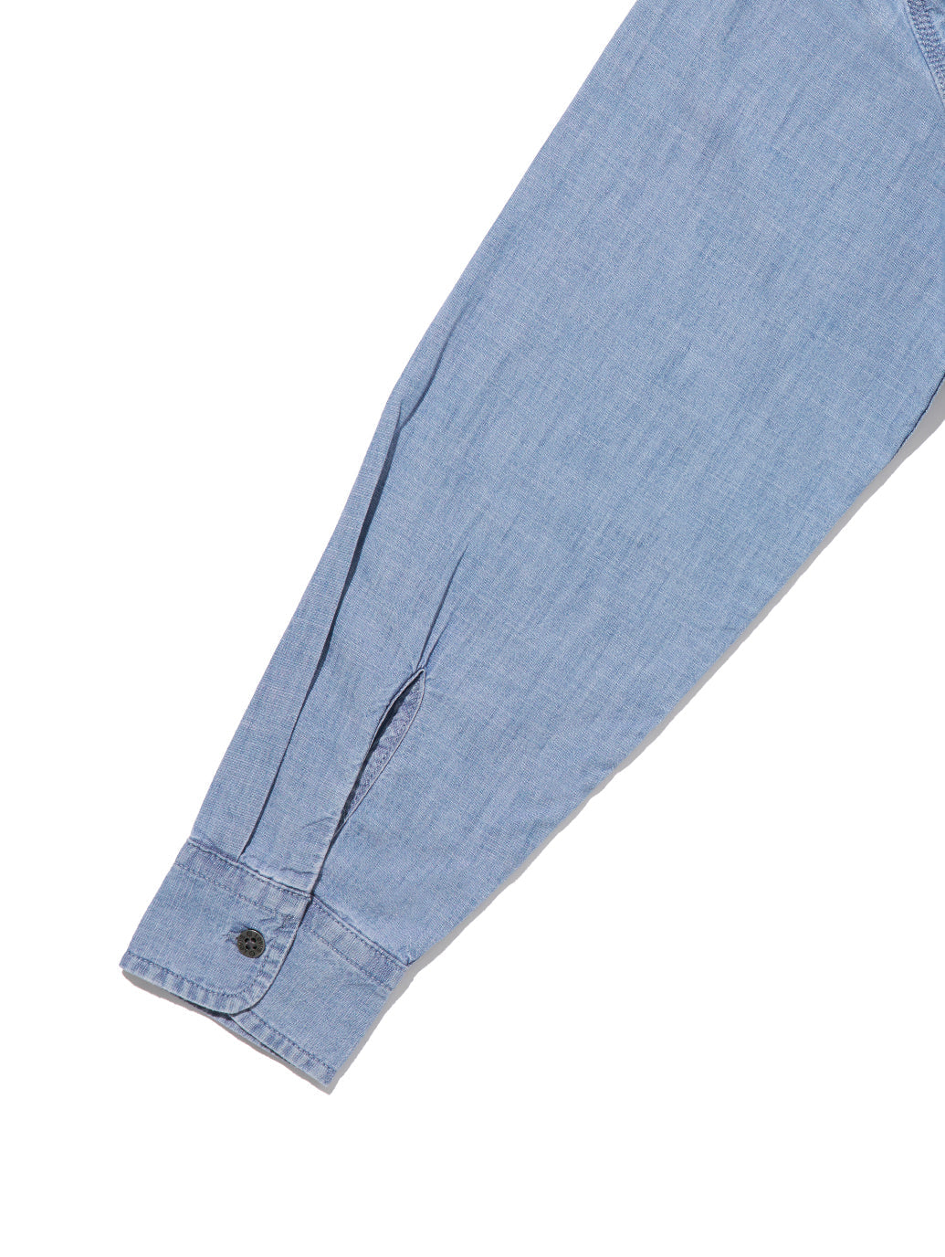 ワーカーシャツ ブルー LINDE CHAMBRAY