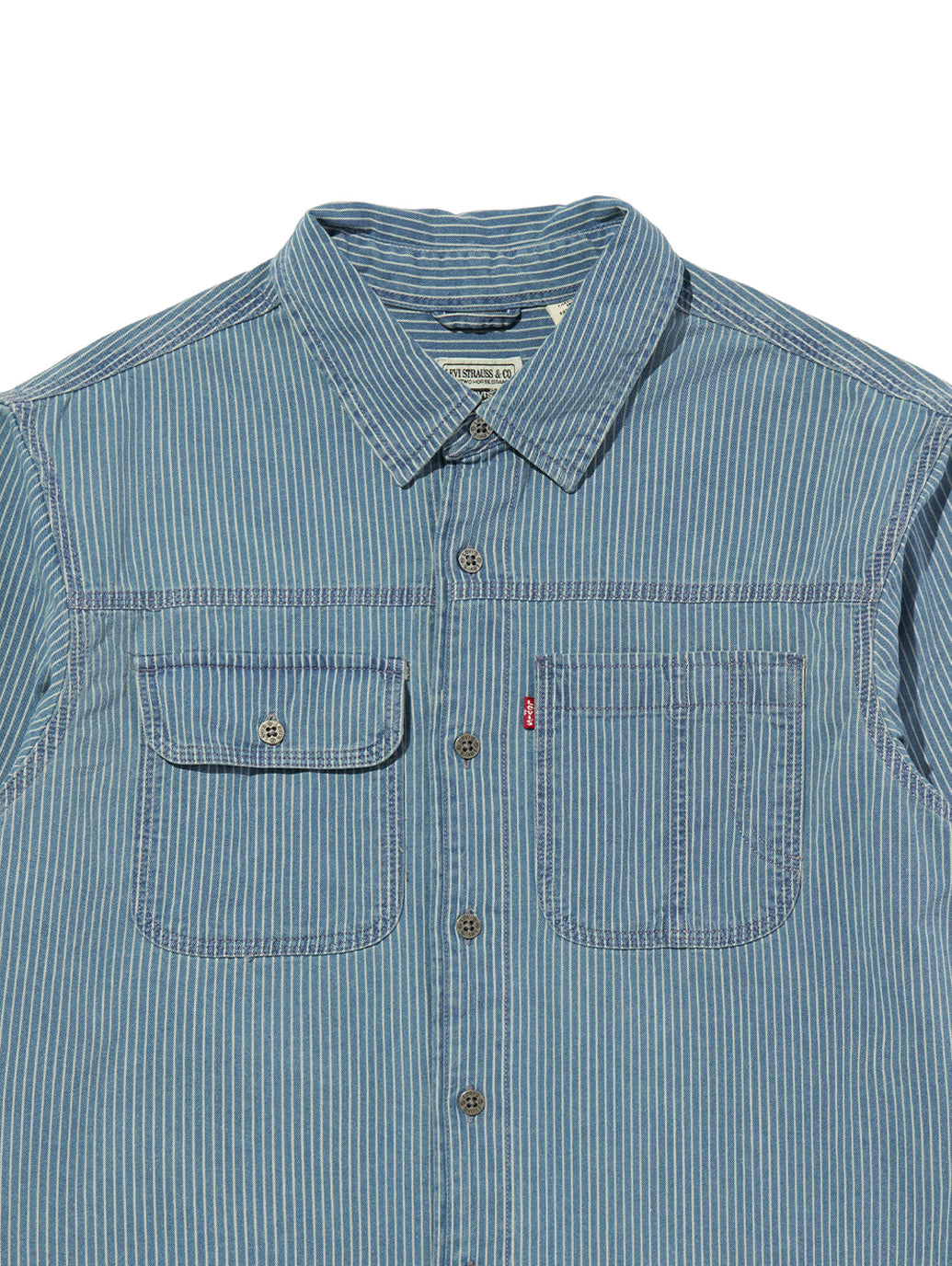 ワーカーシャツ ミディアムインディゴ