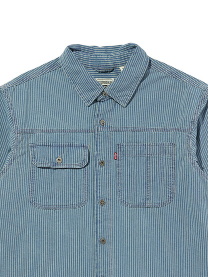 ワーカーシャツ ミディアムインディゴ