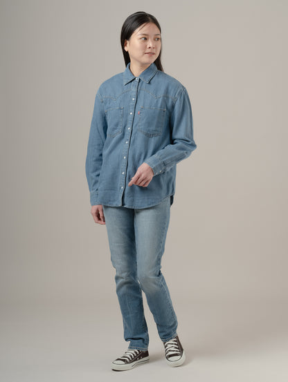 TEODORA ウエスタンシャツ