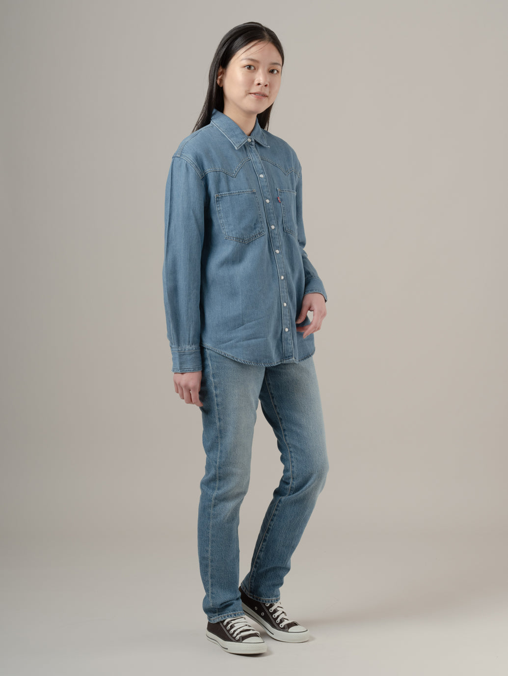 TEODORA ウエスタンシャツ