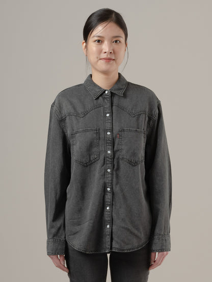 TEODORA ウエスタンシャツ