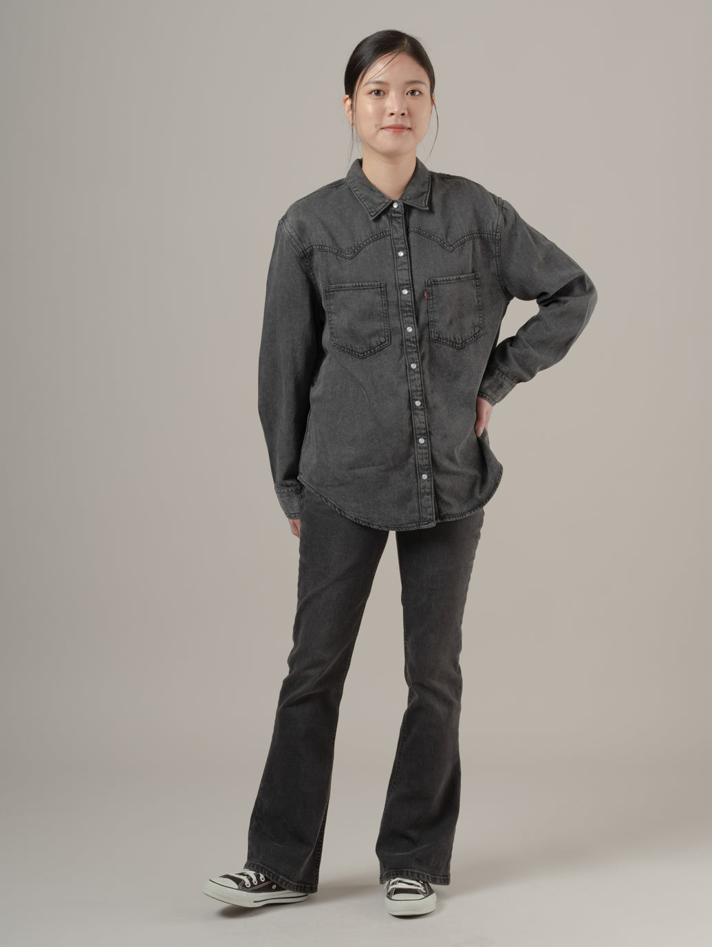 TEODORA ウエスタンシャツ