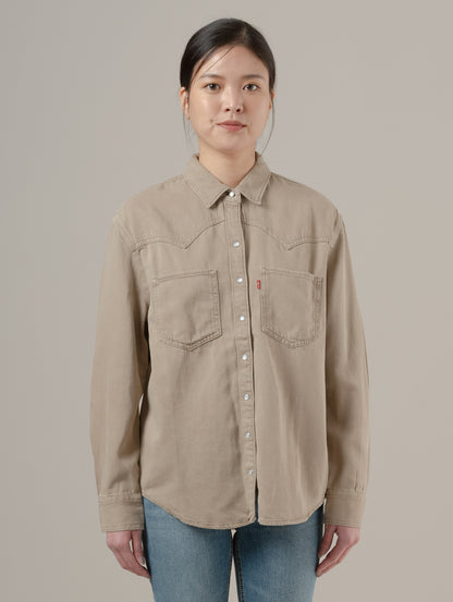 TEODORA ウエスタンシャツ