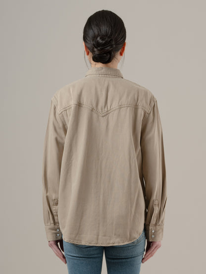 TEODORA ウエスタンシャツ