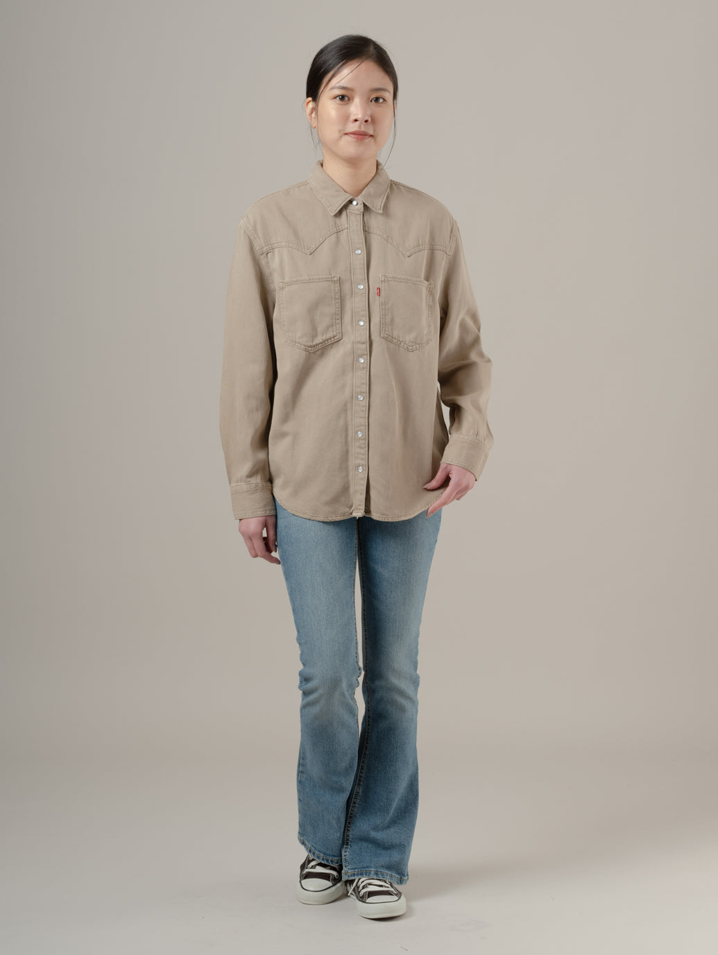 TEODORA ウエスタンシャツ