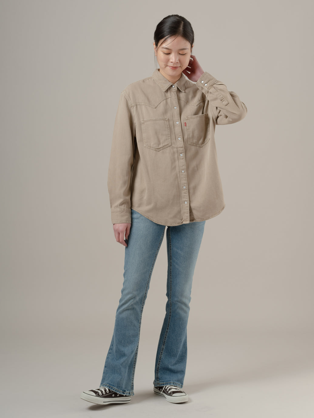 TEODORA ウエスタンシャツ