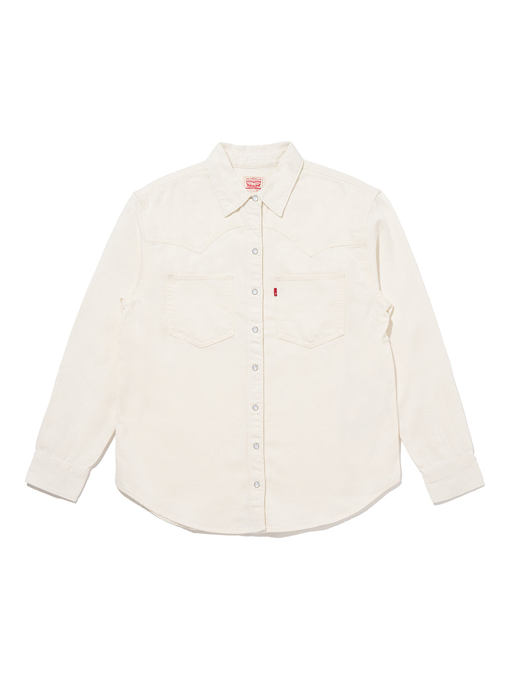 TEODORA ウエスタンシャツ ホワイト ECRU CREW