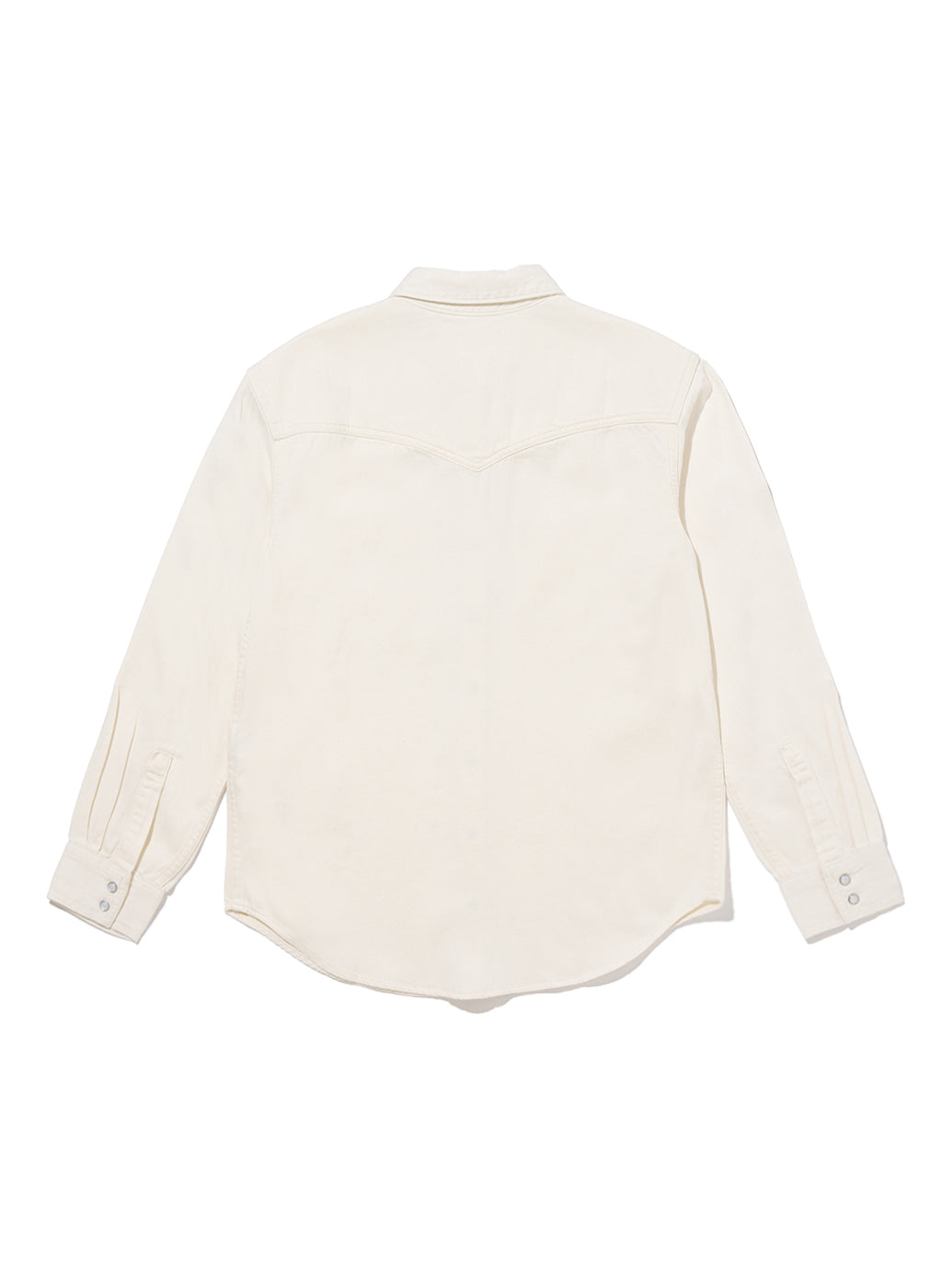 TEODORA ウエスタンシャツ ホワイト ECRU CREW