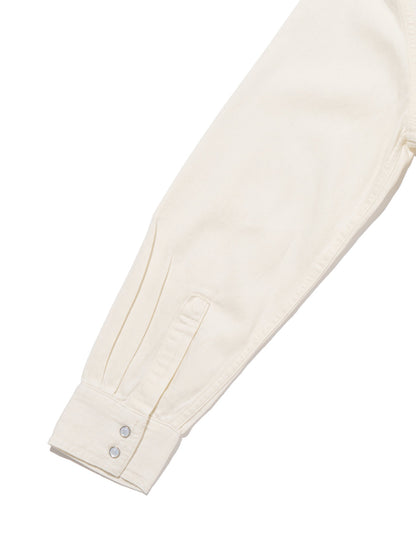 TEODORA ウエスタンシャツ ホワイト ECRU CREW